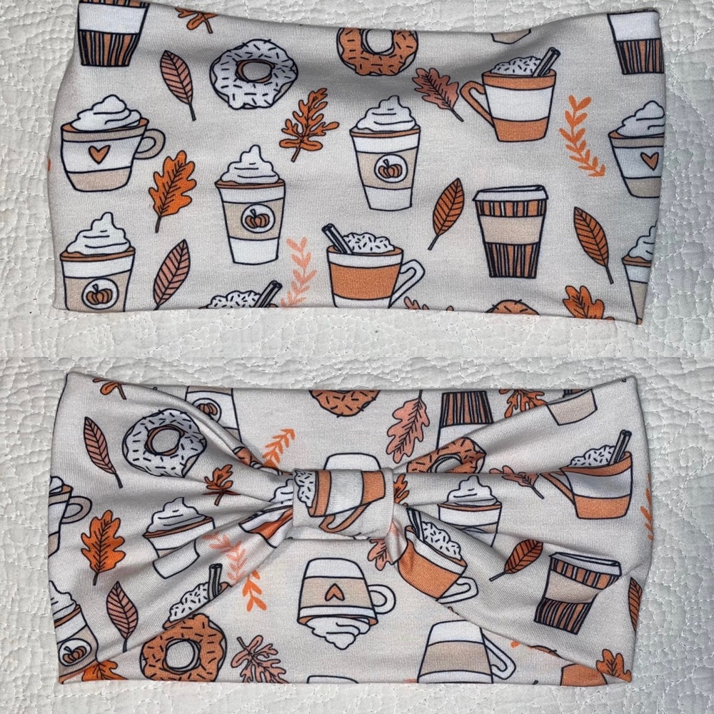 Pumpkin Spice / Latte wide headband